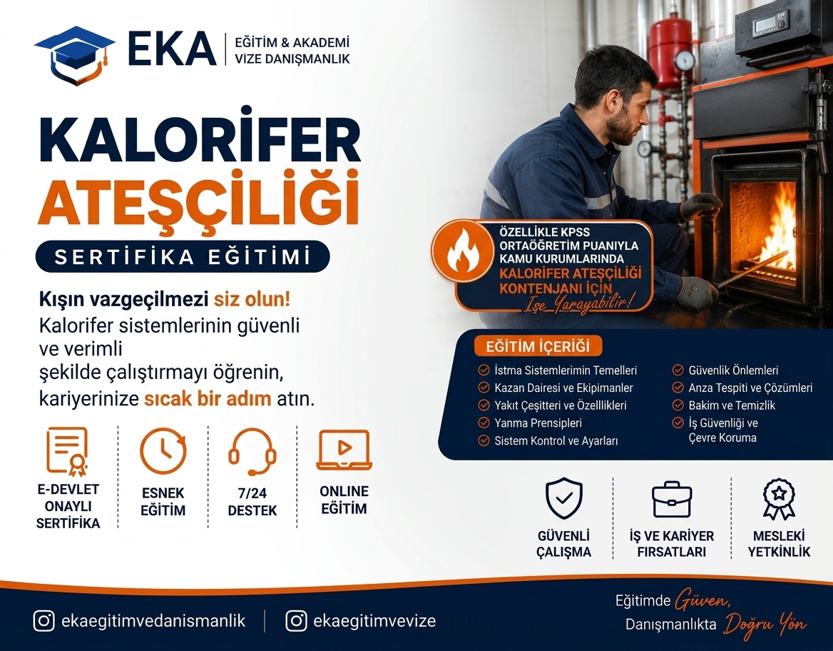 Kalorifer Ateşçiliği Sertifikası